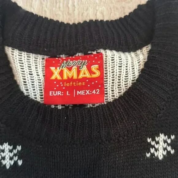 Lefties Christmas Sweater Are you yedi for Xmas? Lights up Size EU L Rare - Picture 4 of 9